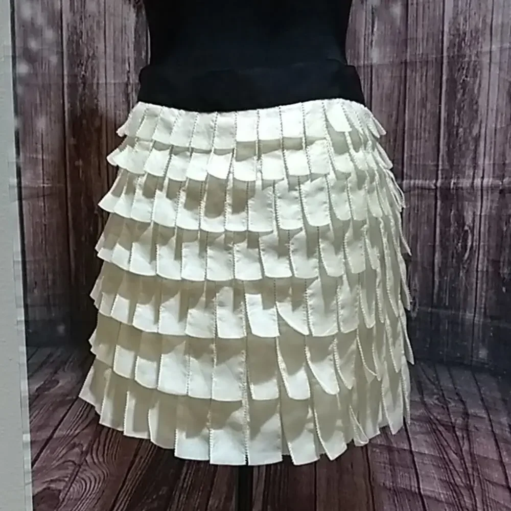 J. Crew Collection silk ribbon skirt size 0
